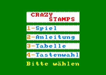 Crazy Stamps (G) (1986) (PD) screen shot title